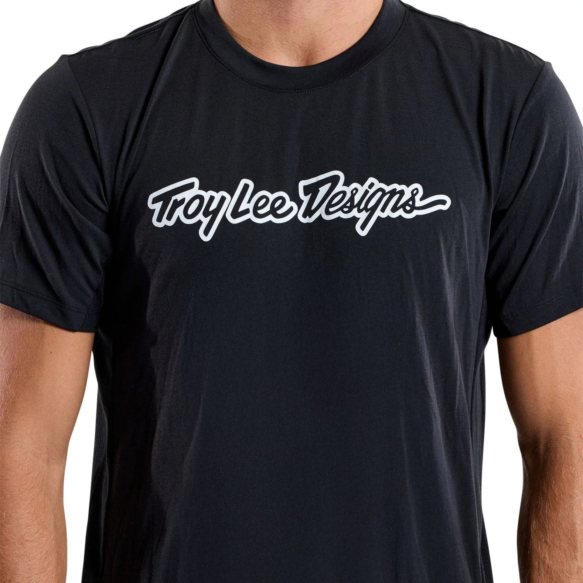 Camiseta Manga Corta Troy Lee Designs Skyline Signature Black